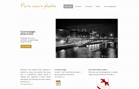 Site web ParisCoursPhoto